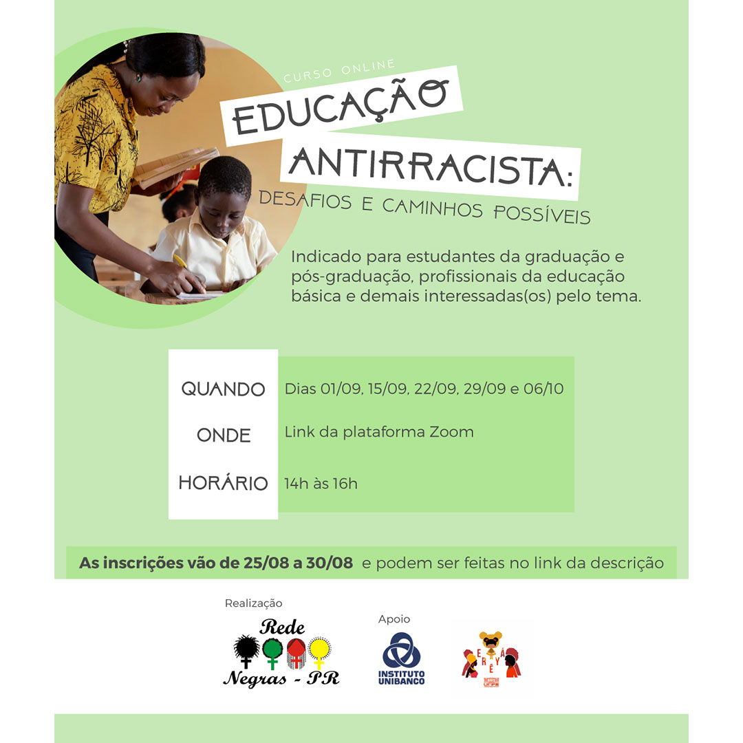 Curso Online Educação Antirracista Desafios e Caminhos Possíveis